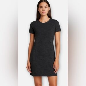 32 Degrees Charcoal Short Sleeve Women's Dress w/Pockets NWT!